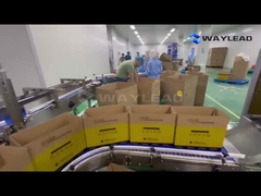 पूरी तरह से स्वचालित कार्टनिंग और पैलेटिंग उत्पादन लाइन