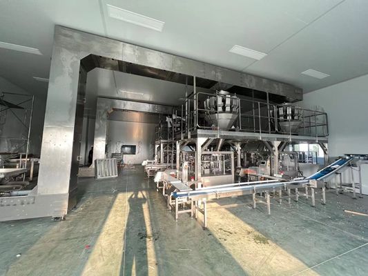 30 एम/मिनट फ़ीडिंग स्पीड पीएलसी नियंत्रक प्रणाली 250-350 ग्राम/एम2 के लिए स्वचालित पैकेजिंग लाइन कार्टन आकार
