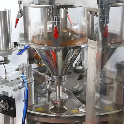 लोकप्रिय विकल्प स्वचालित नेस्प्रेसो संगत के कप कॉफी कपसल्स भरने और सीलिंग मशीन