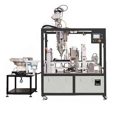 स्वचालित छोटे पैमाने पर कॉफी पाउडर पैक मशीन कैप्सूल कॉफी मशीन कॉफी कैप्सूल भरने की मशीन