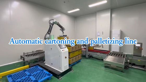 WG300 औद्योगिक स्वचालित खाद्य स्वचालित पैकेजिंग लाइन समाधान SUS304