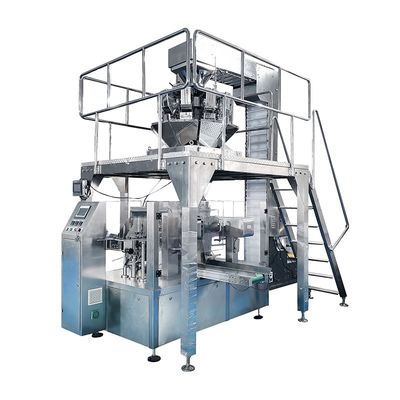 WG210 Doypack पैकेजिंग मशीन सटीकता ±0.1g के लिए आसानी से उड़ने वाले पाउडर जैसे कि मिर्च पाउडर